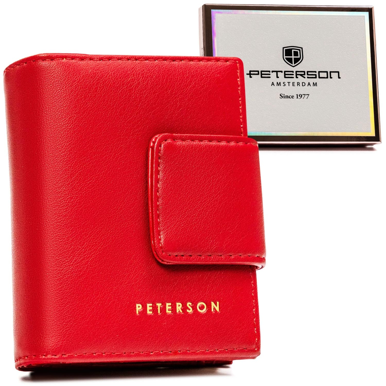 Natūralios odos piniginė moterims Peterson L113 D1602