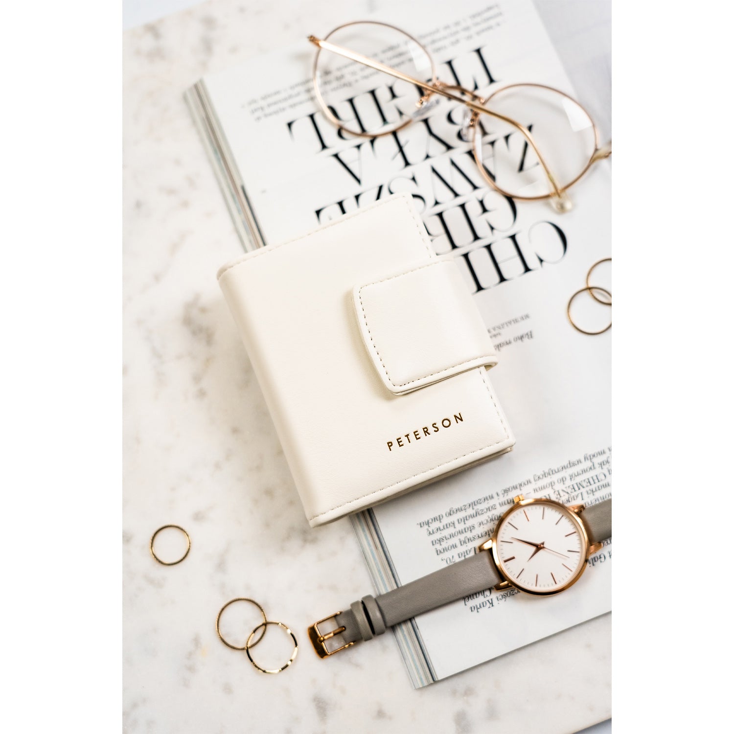 Natūralios odos piniginė moterims Peterson L116 D1599