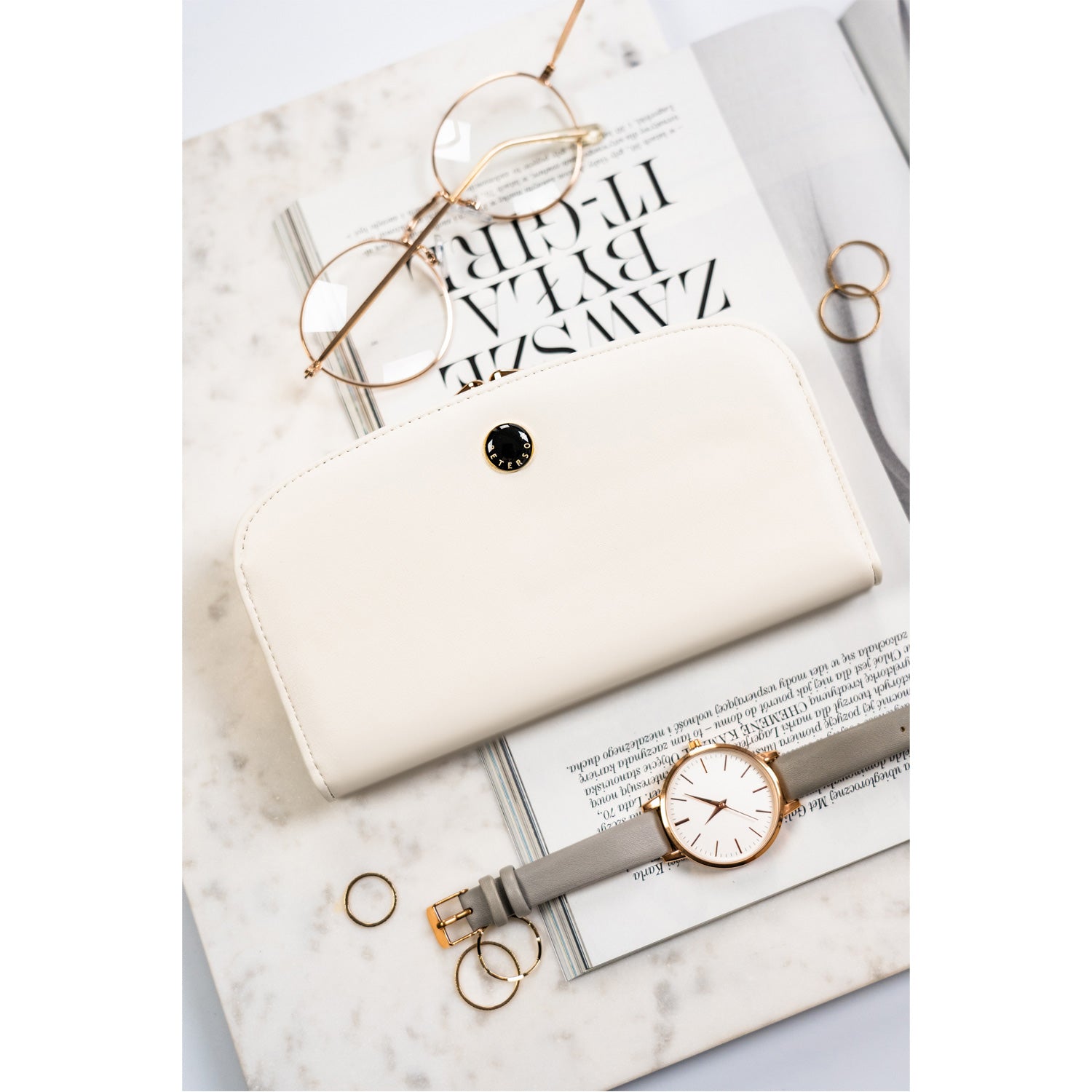 Natūralios odos piniginė moterims Peterson L120 D1594