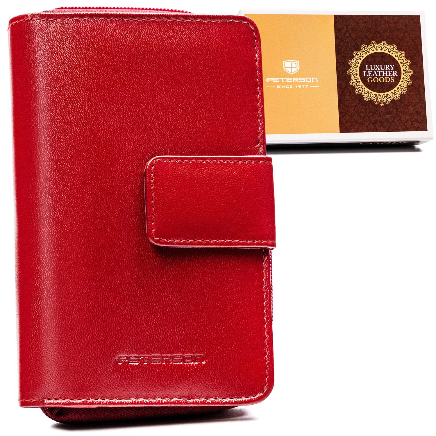 Natūralios odos piniginė moterims Peterson L123 D1591