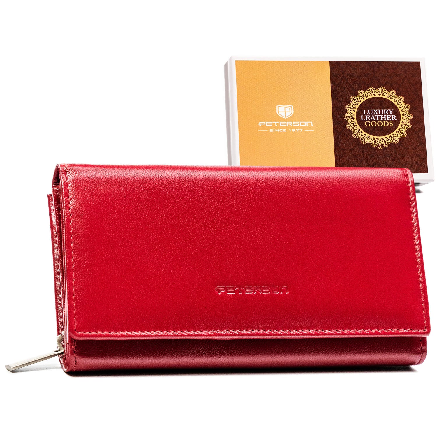 Natūralios odos piniginė moterims Peterson L125 D1589