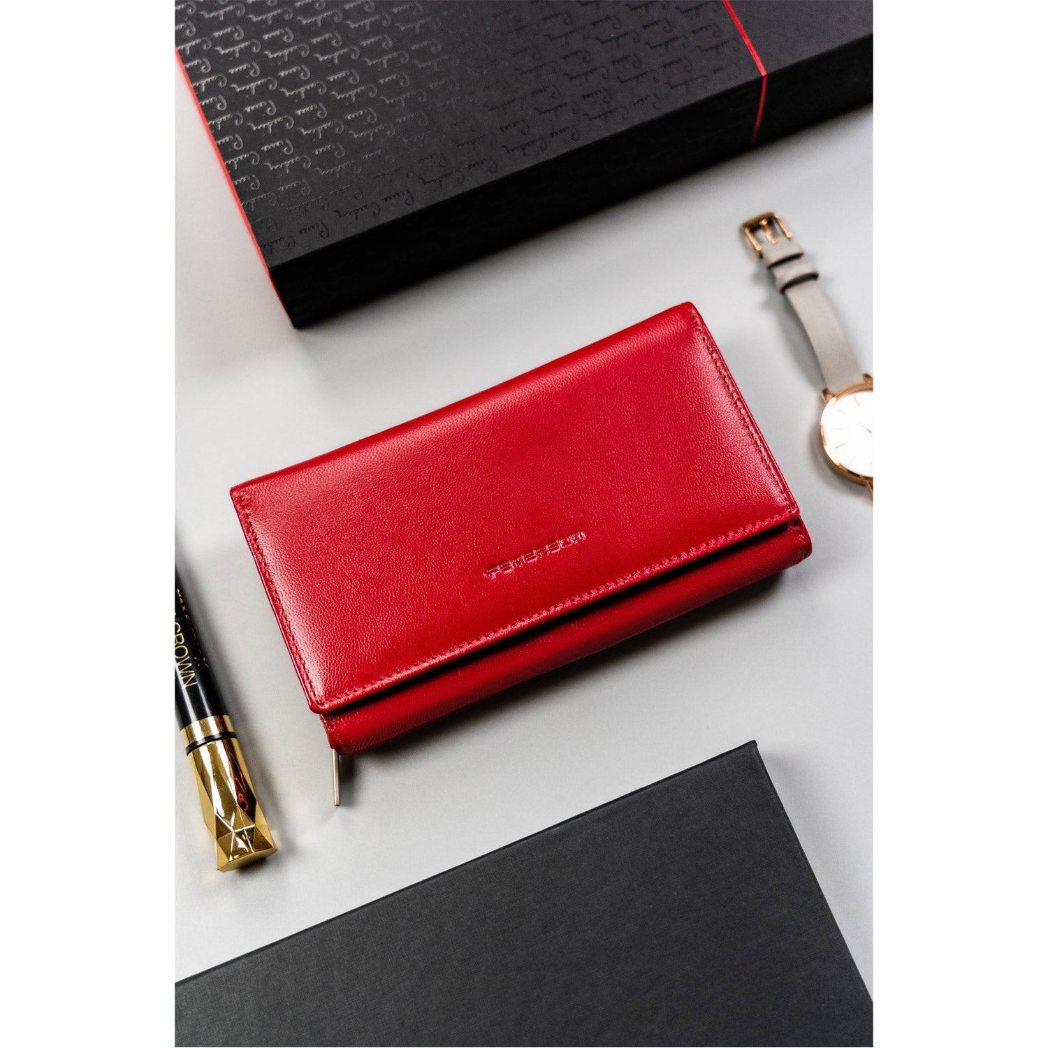 Natūralios odos piniginė moterims Peterson L125 D1589