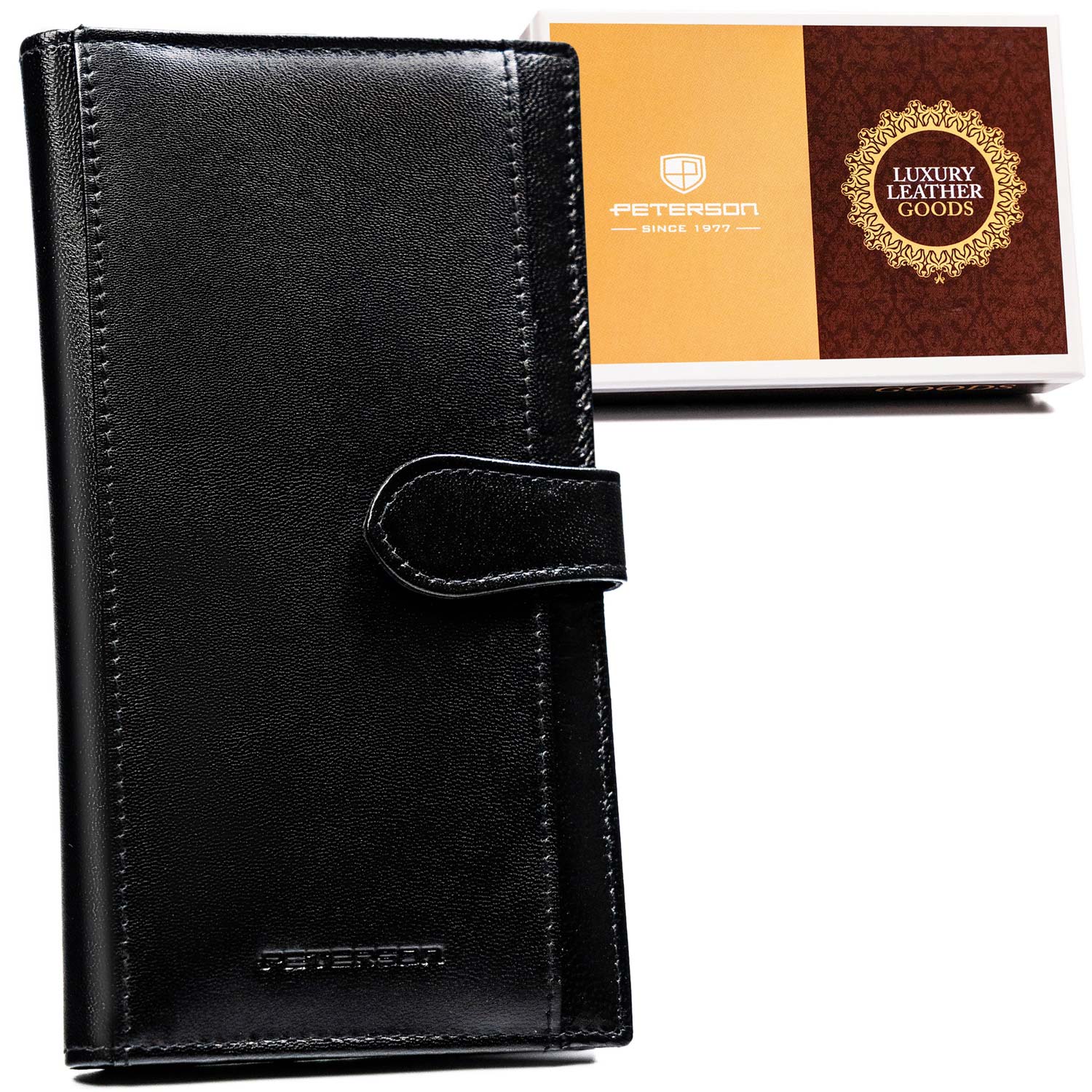 Natūralios odos piniginė moterims Peterson L127 D1587
