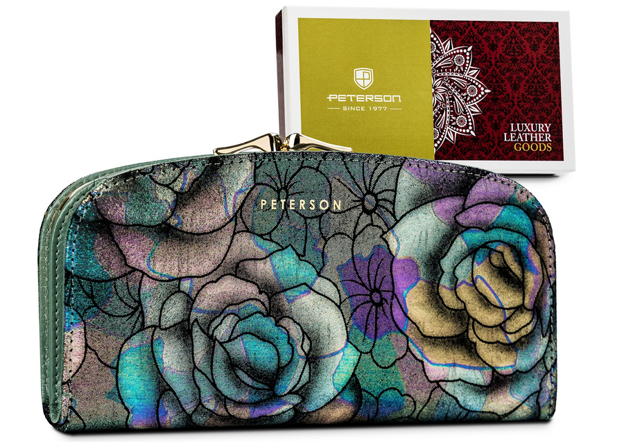 Natūralios odos piniginė moterims Peterson L12 D1595