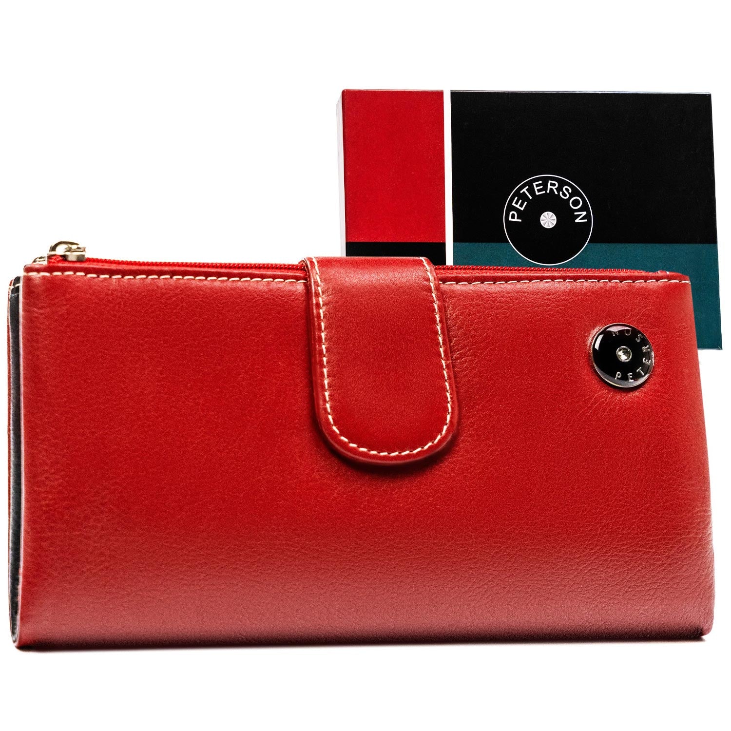 Natūralios odos piniginė moterims Peterson L131 D1582
