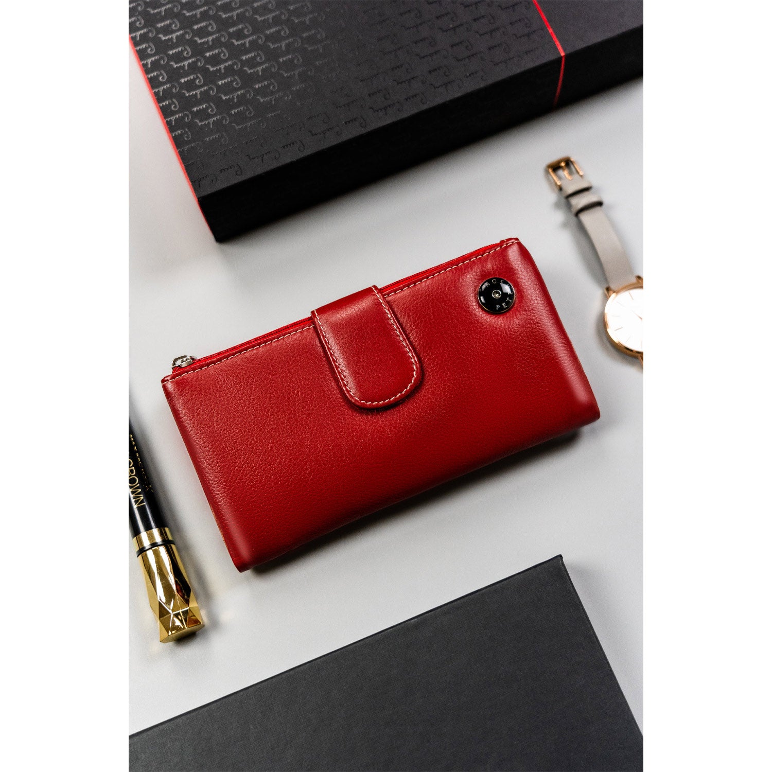 Natūralios odos piniginė moterims Peterson L131 D1582