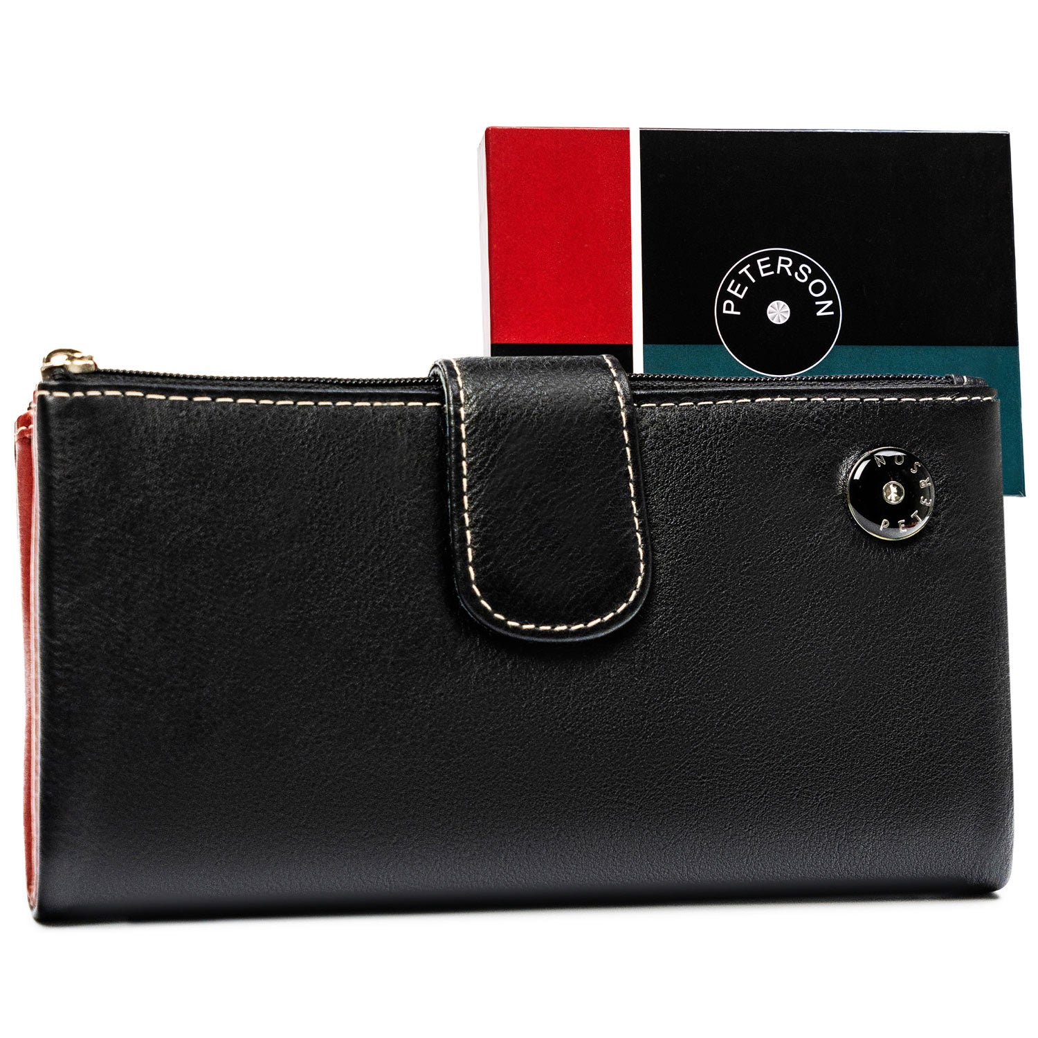Natūralios odos piniginė moterims Peterson L132 D1581