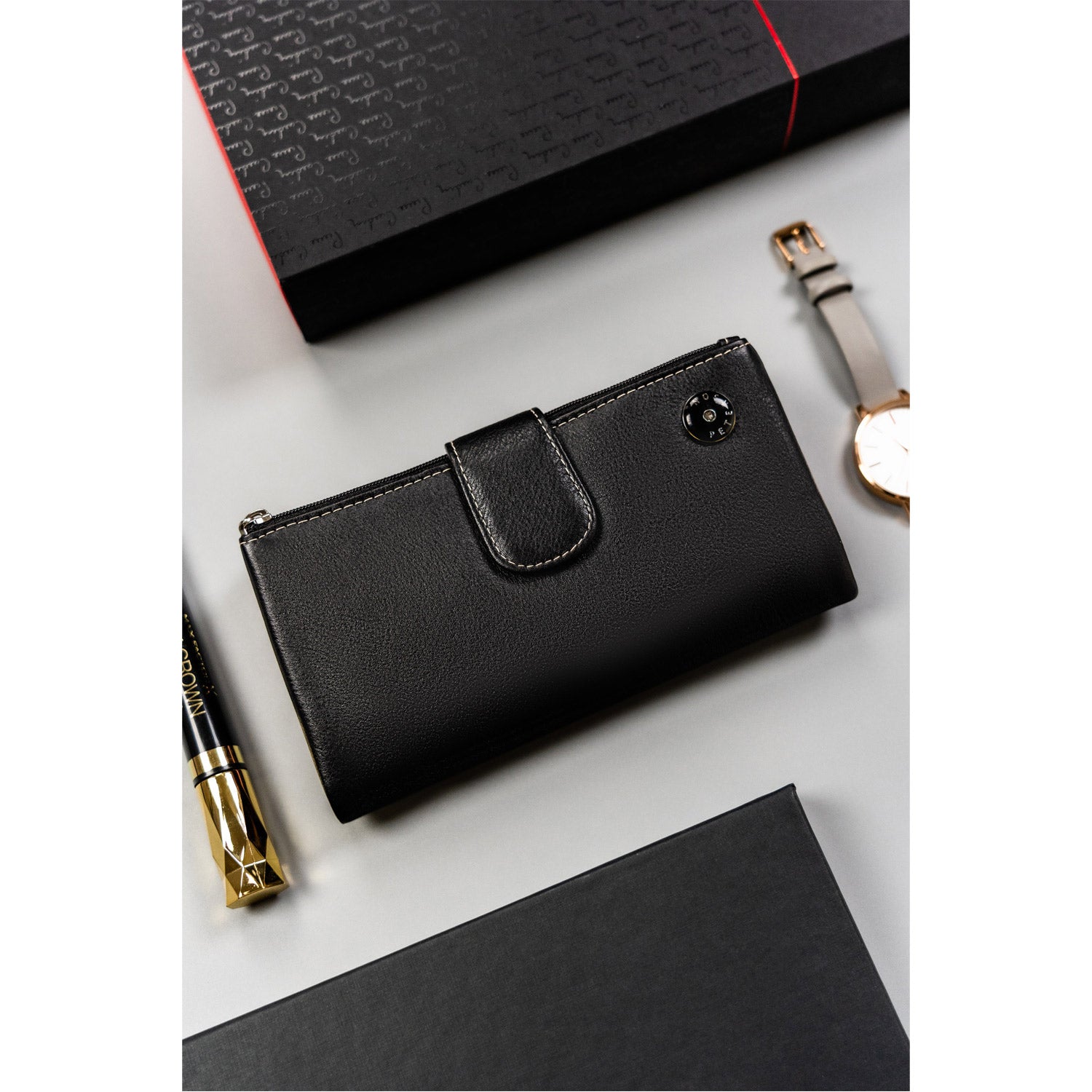 Natūralios odos piniginė moterims Peterson L132 D1581