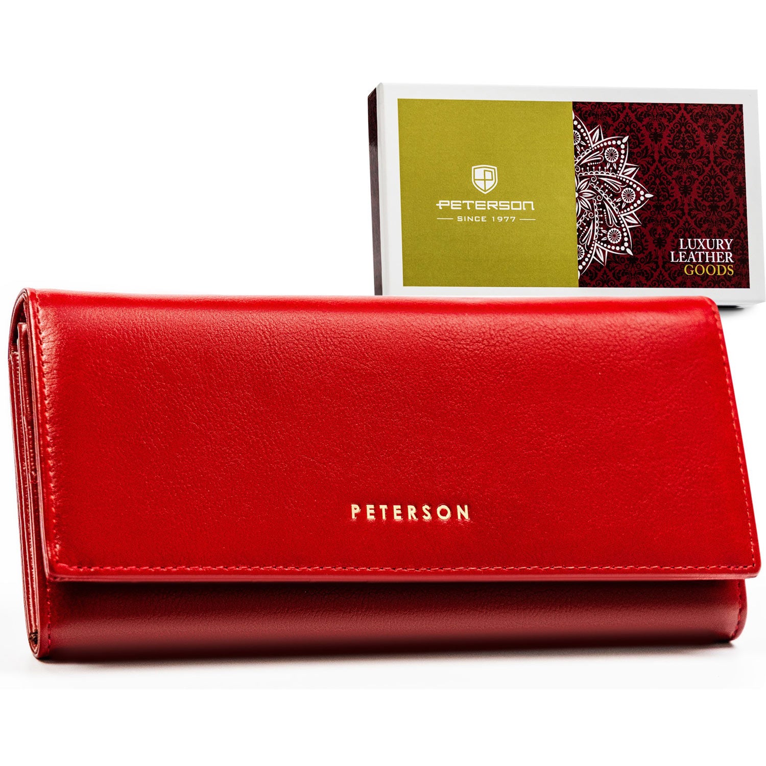 Natūralios odos piniginė moterims Peterson L133 D1580