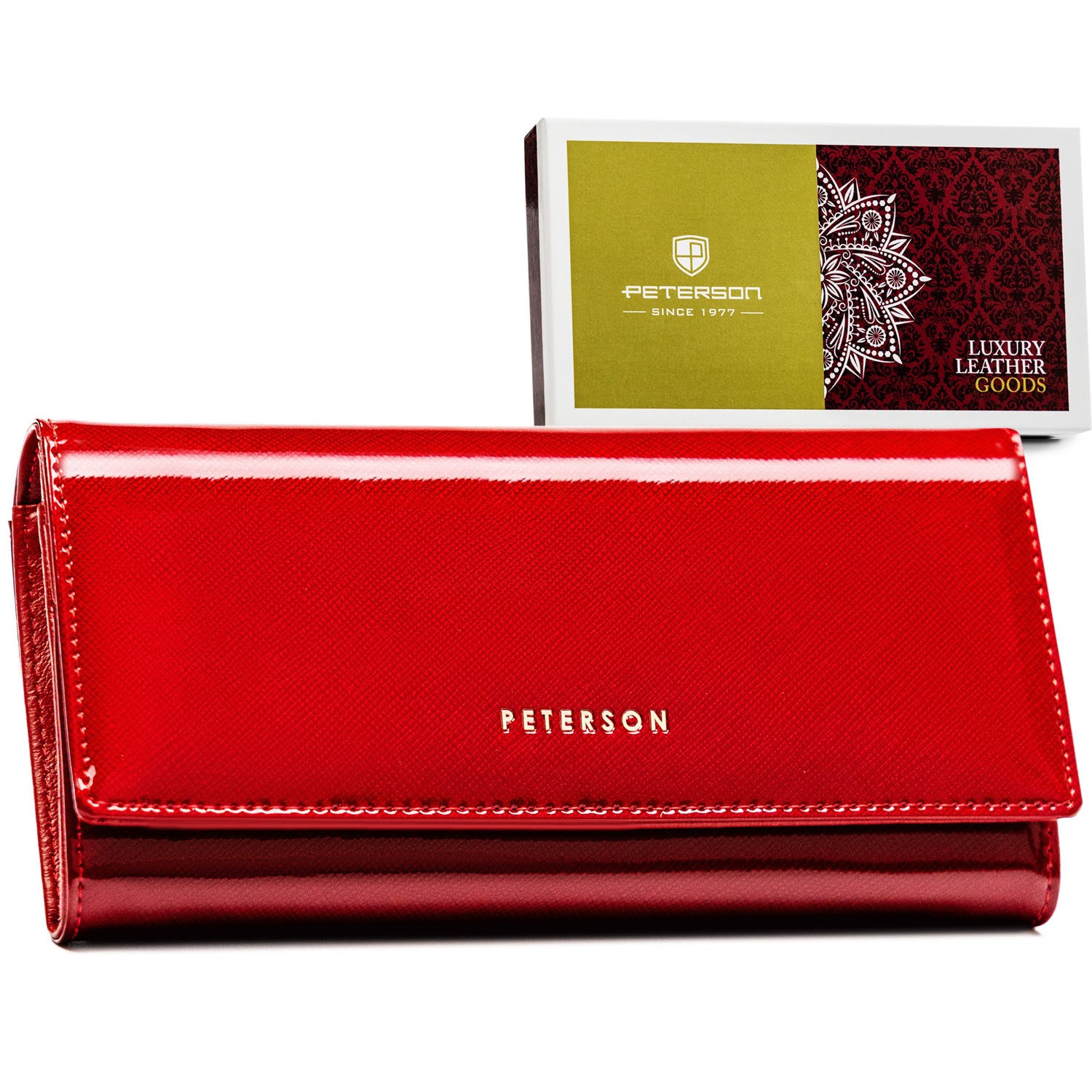 Natūralios odos piniginė moterims Peterson L135 D1578