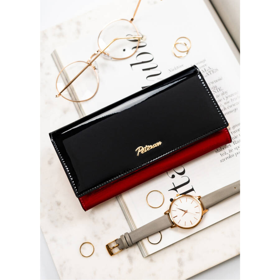 Natūralios odos piniginė moterims Peterson L147 D1565