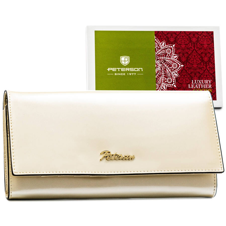 Natūralios odos piniginė moterims Peterson L148 D1564