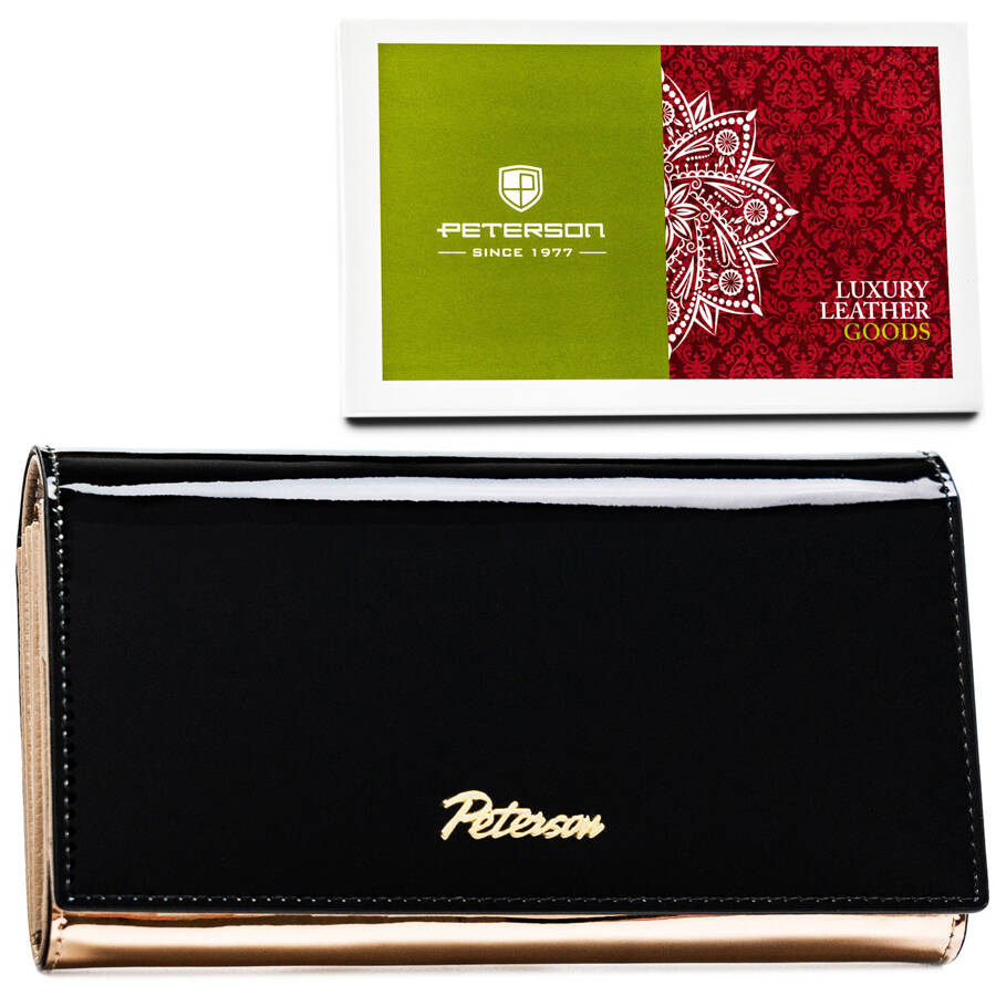 Natūralios odos piniginė moterims Peterson L150 D1561