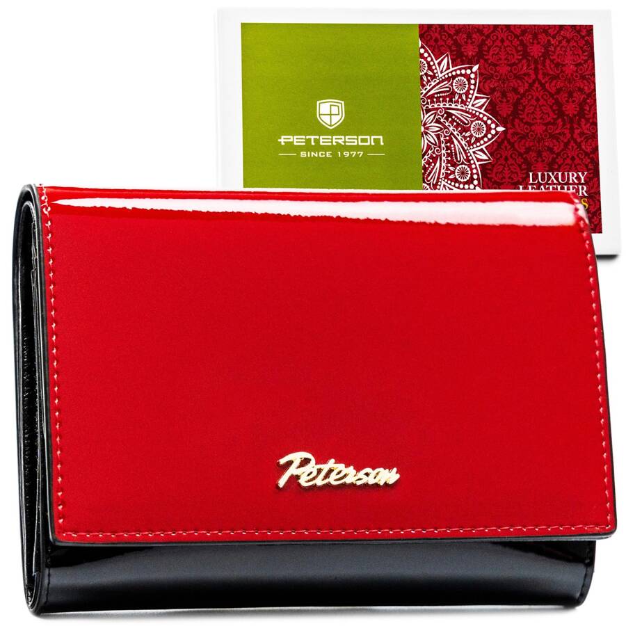 Natūralios odos piniginė moterims Peterson L156 D1555