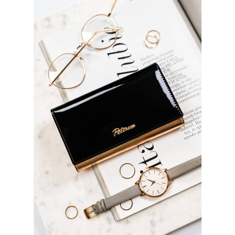 Natūralios odos piniginė moterims Peterson L160 D1550