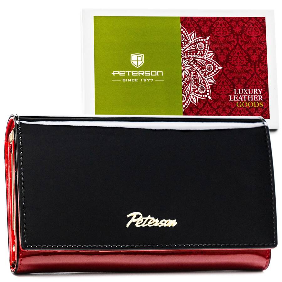 Natūralios odos piniginė moterims Peterson L162 D1548
