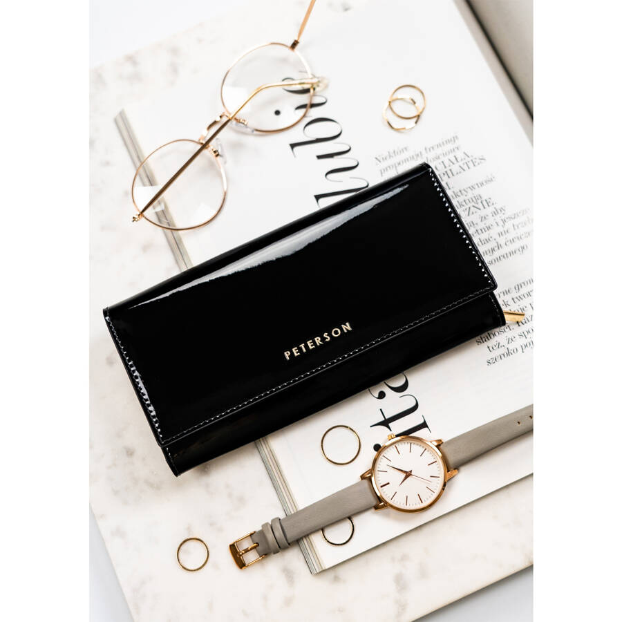 Natūralios odos piniginė moterims Peterson L165 D1545