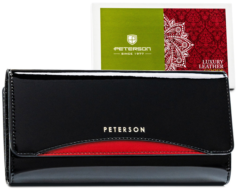Natūralios odos piniginė moterims Peterson L172 D1537