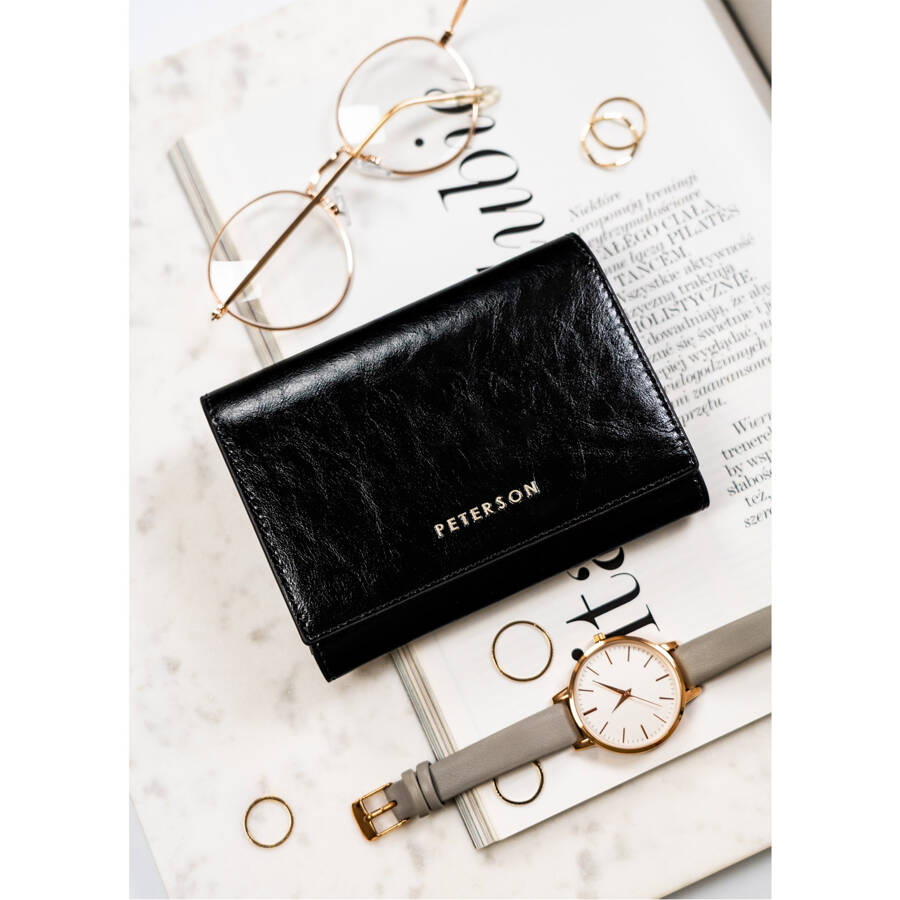 Natūralios odos piniginė moterims Peterson L175 D1534