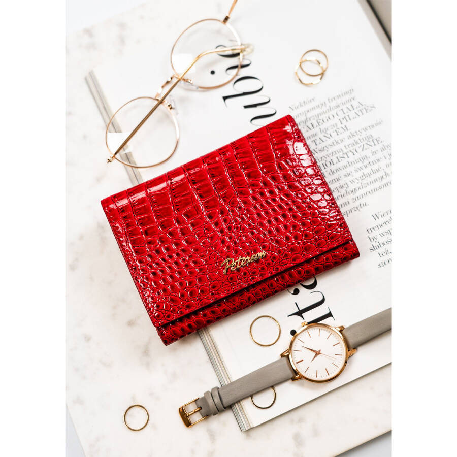 Natūralios odos piniginė moterims Peterson L182 D1526