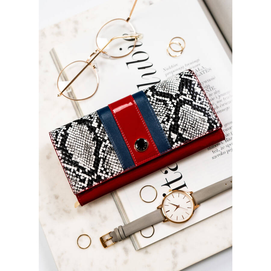 Natūralios odos piniginė moterims Peterson L185 D1523