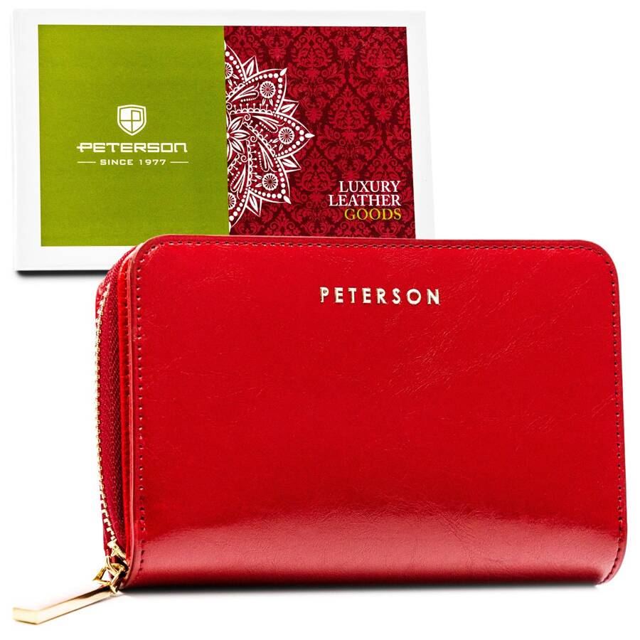 Natūralios odos piniginė moterims Peterson L188 D1520