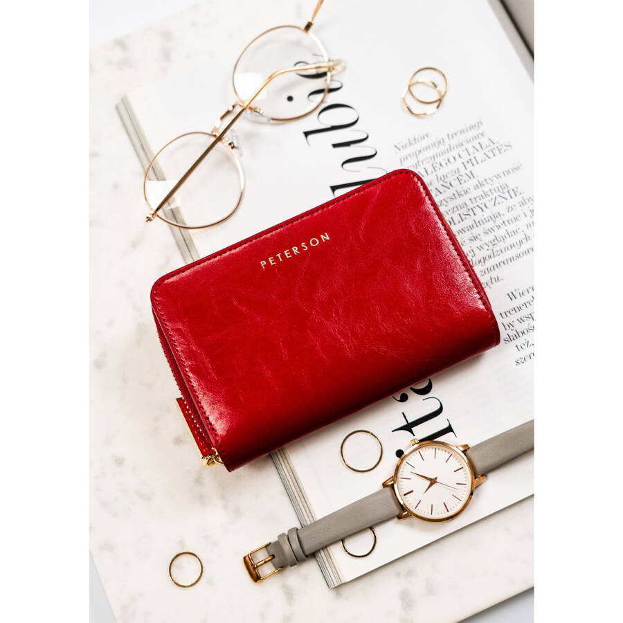 Natūralios odos piniginė moterims Peterson L188 D1520