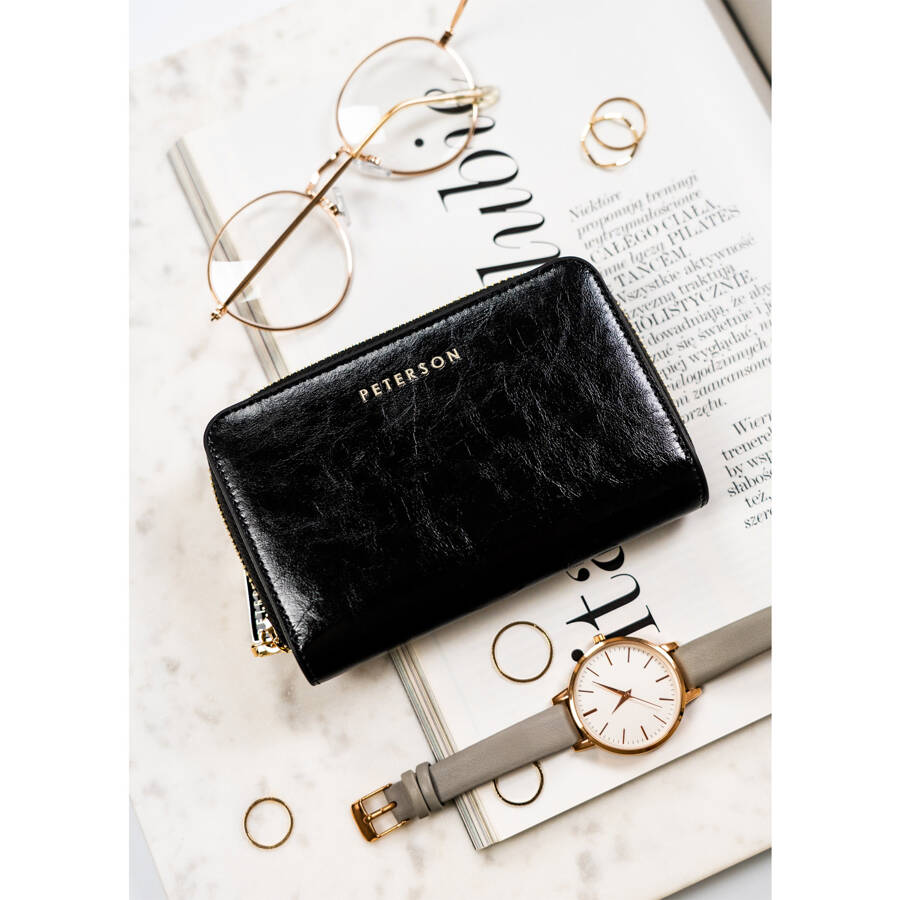 Natūralios odos piniginė moterims Peterson L189 D1519
