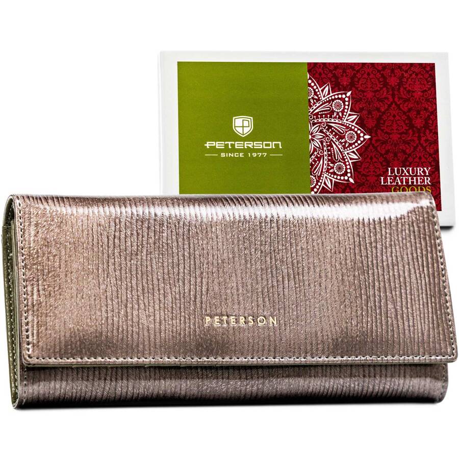 Natūralios odos piniginė moterims Peterson L211 D1493