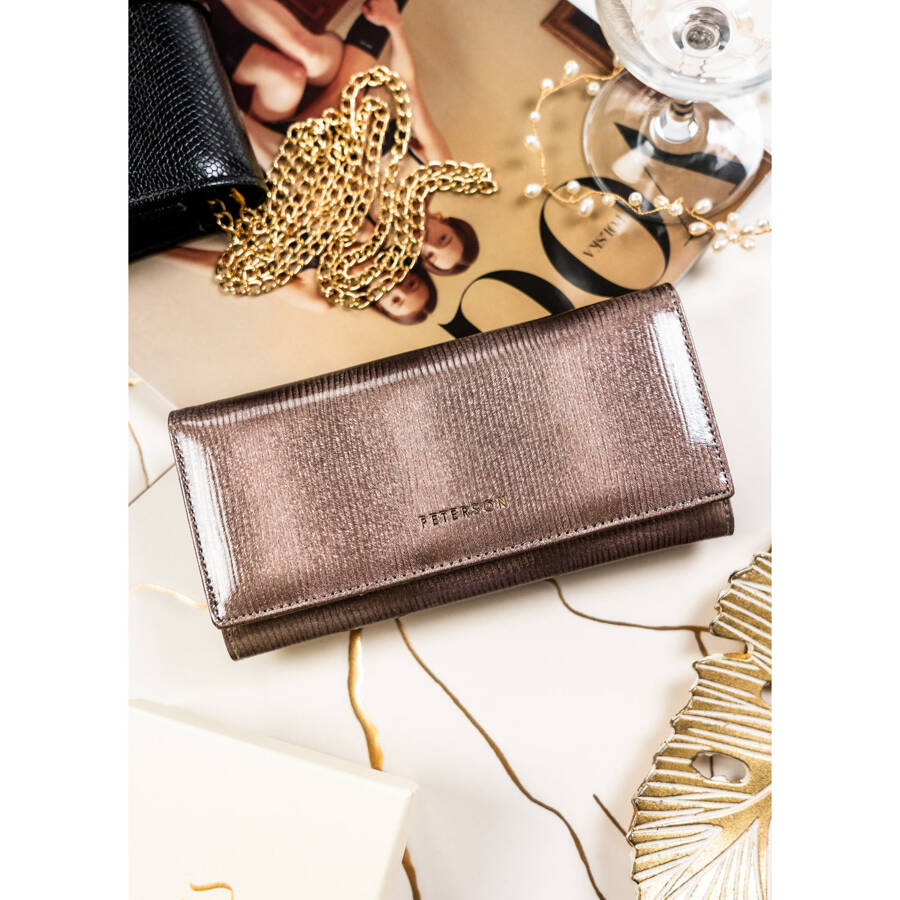 Natūralios odos piniginė moterims Peterson L211 D1493