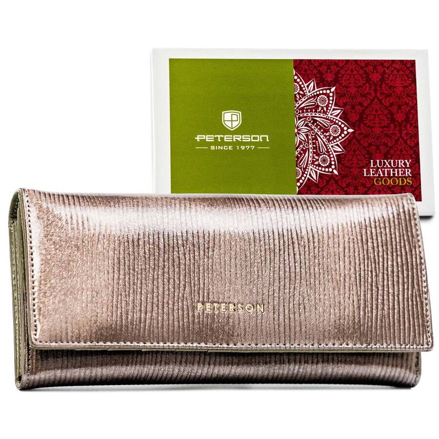 Natūralios odos piniginė moterims Peterson L214 D1490
