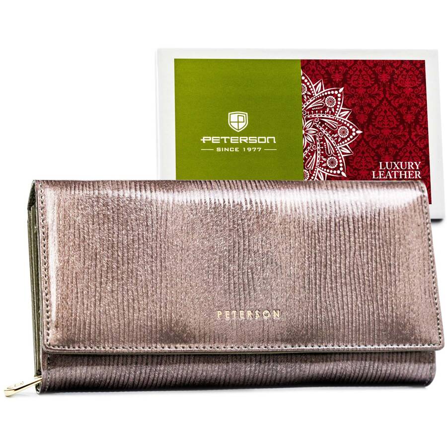 Natūralios odos piniginė moterims Peterson L216 D1488
