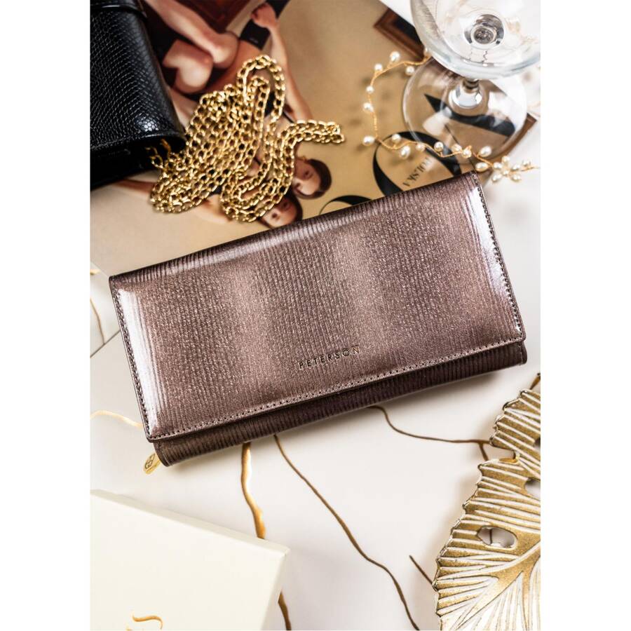 Natūralios odos piniginė moterims Peterson L216 D1488