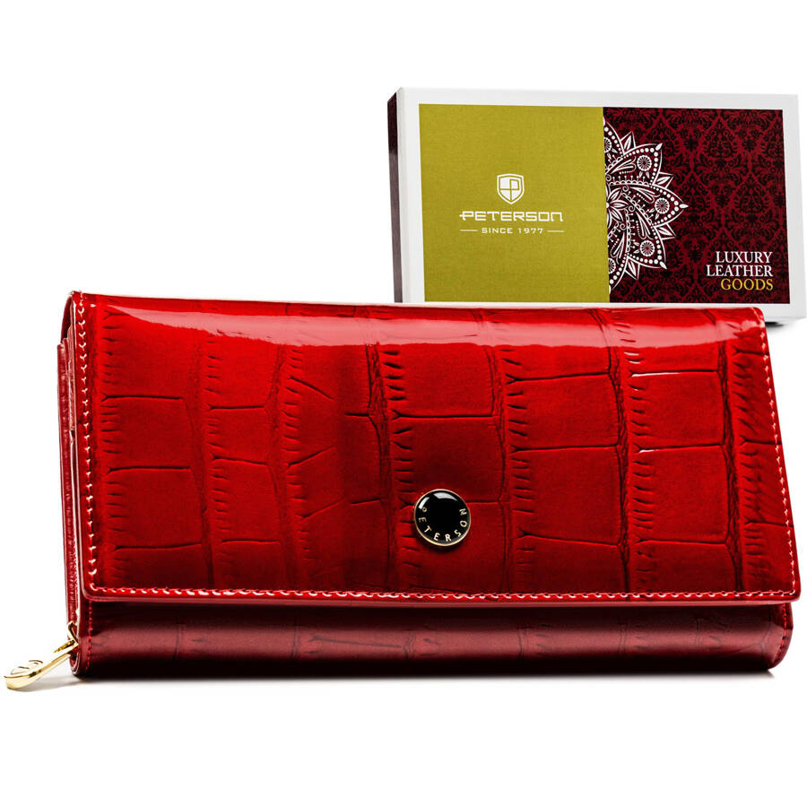 Natūralios odos piniginė moterims Peterson L220 D1483