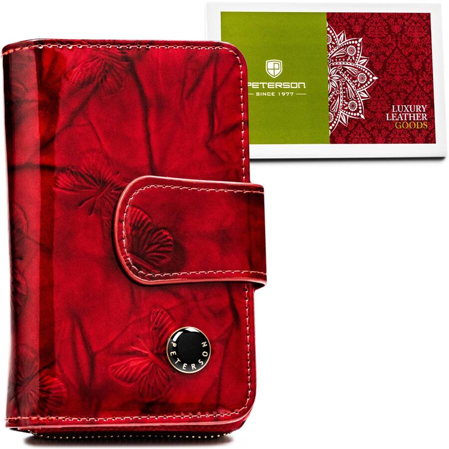 Natūralios odos piniginė moterims Peterson L245 D1456