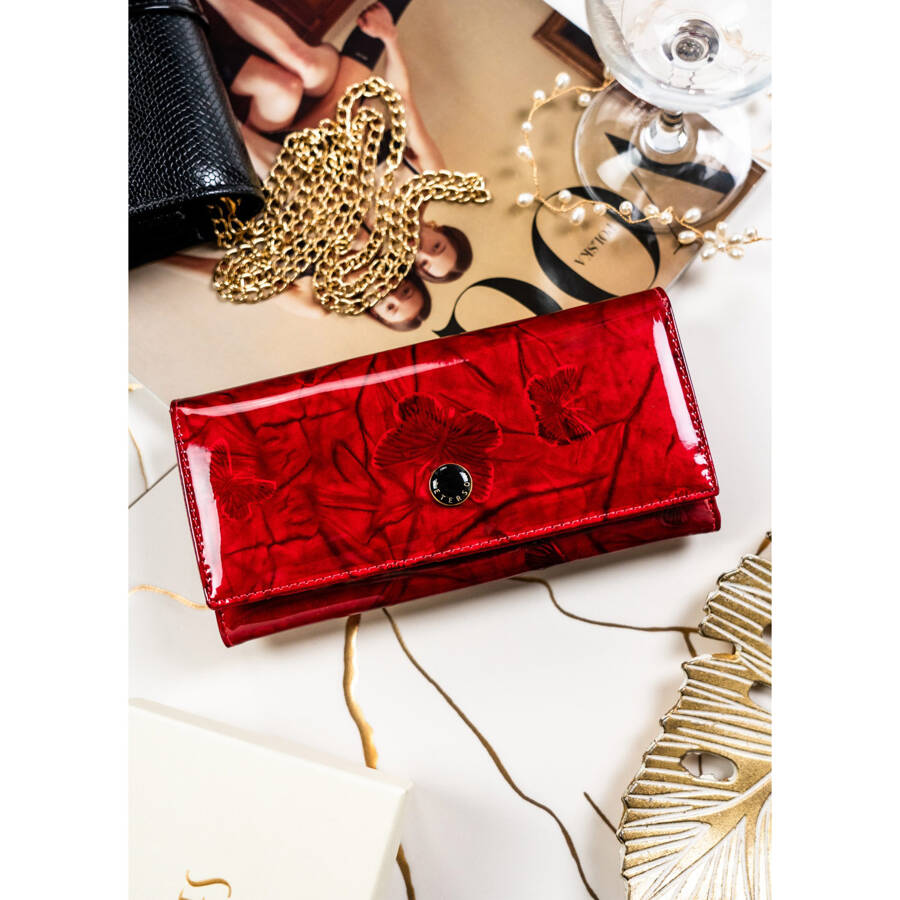 Natūralios odos piniginė moterims Peterson L247 D1454