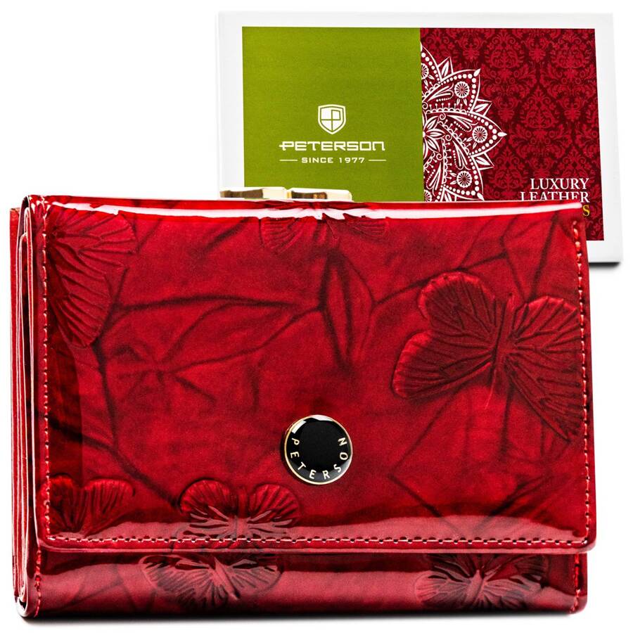 Natūralios odos piniginė moterims Peterson L248 D1453