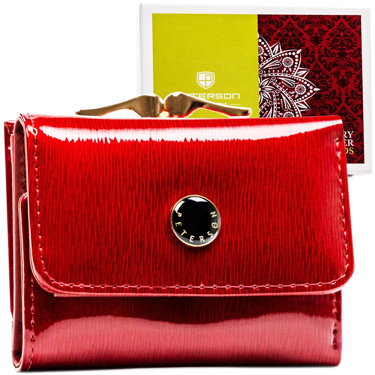 Natūralios odos piniginė moterims Peterson L270 D1428