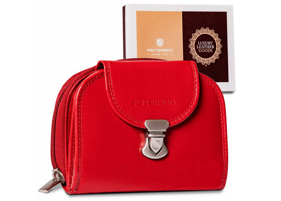 Natūralios odos piniginė moterims Peterson L41 D1410