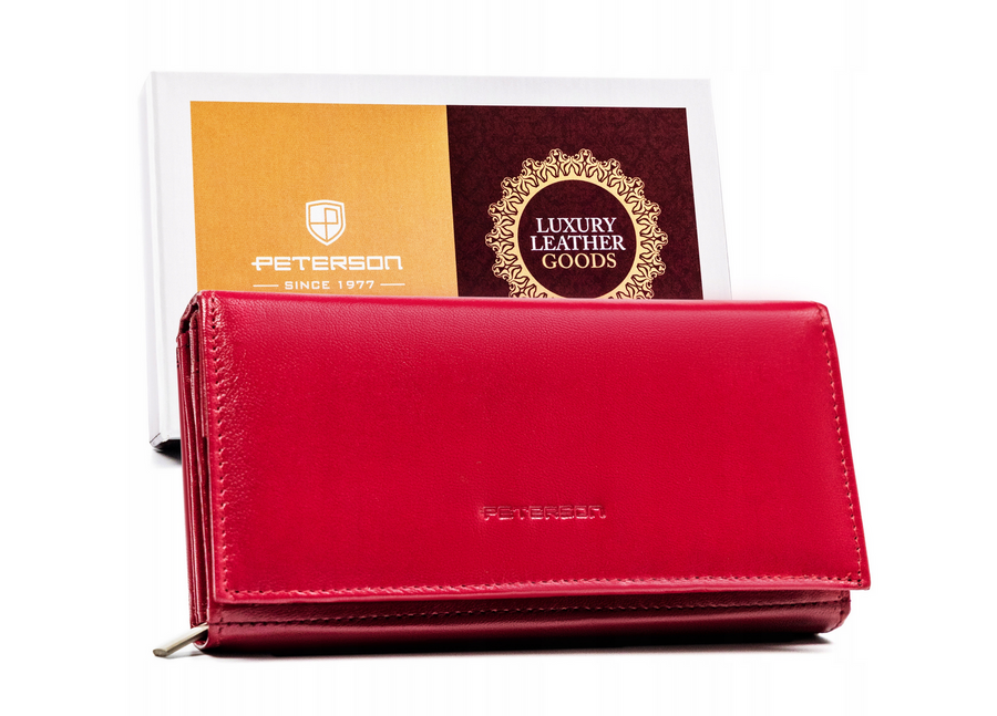 Natūralios odos piniginė moterims Peterson L53 D1397