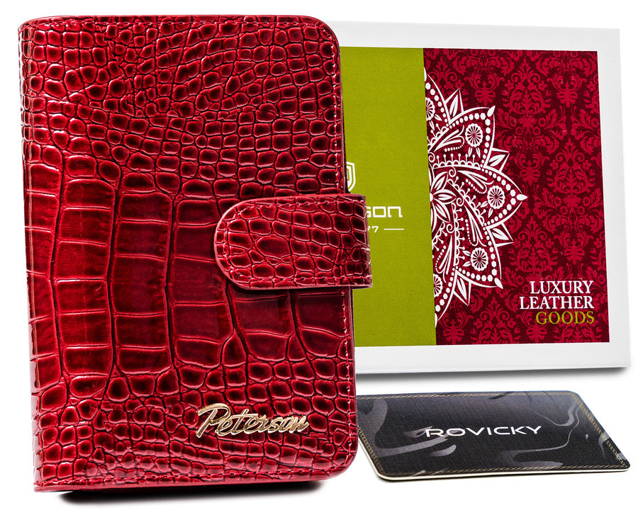 Natūralios odos piniginė moterims Peterson L5 D1401