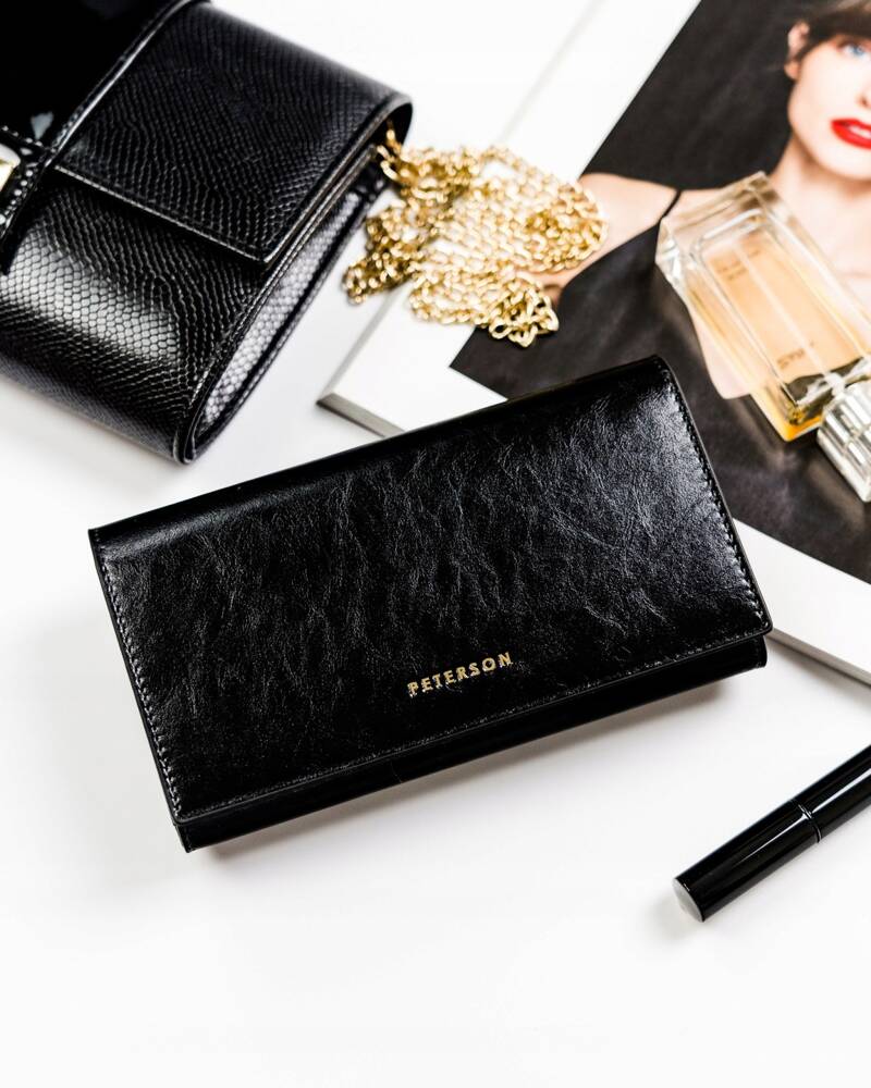 Natūralios odos piniginė moterims Peterson L69 D1380