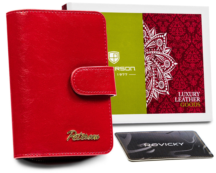 Natūralios odos piniginė moterims Peterson L6 D1390