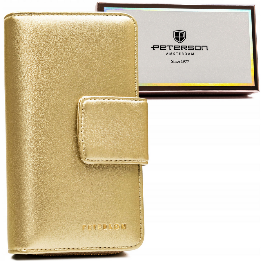 Natūralios odos piniginė moterims Peterson L80 D1367