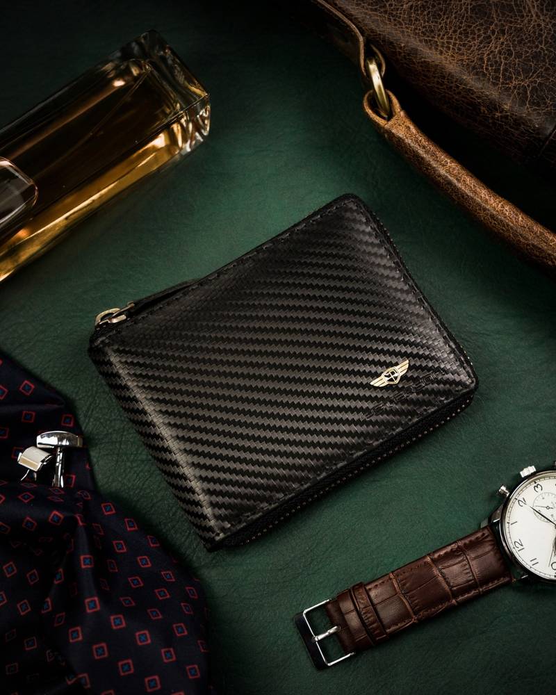 Natūralios odos piniginė vyrams Peterson PT104 S1024