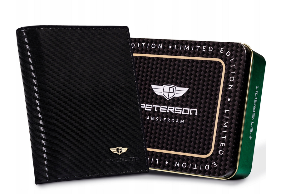 Natūralios odos piniginė vyrams Peterson PT127 S999