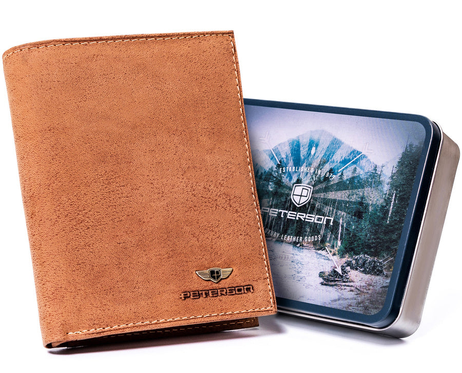 Natūralios odos piniginė vyrams Peterson PT133 S992