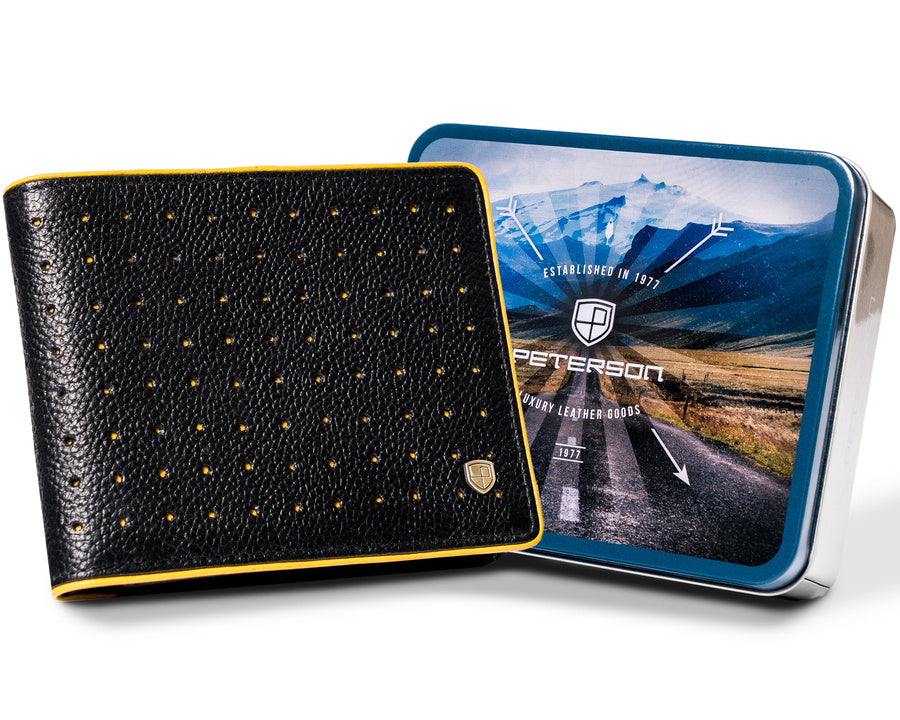 Natūralios odos piniginė vyrams Peterson PT140 S984