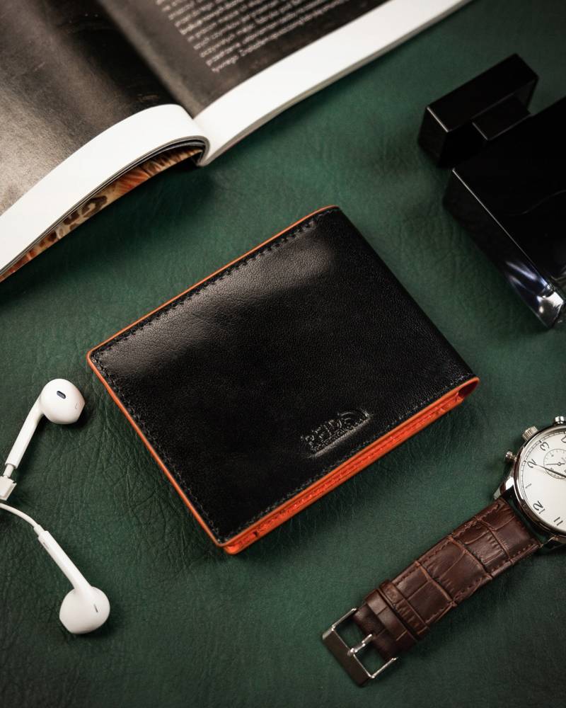 Natūralios odos piniginė vyrams Peterson PT153 S970