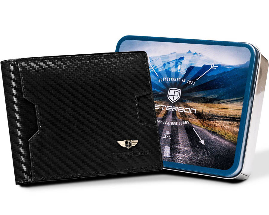 Natūralios odos piniginė vyrams Peterson PT156 S967